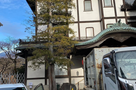 栃木県日光市　Kホテル様　改修工事に伴う樹木伐採